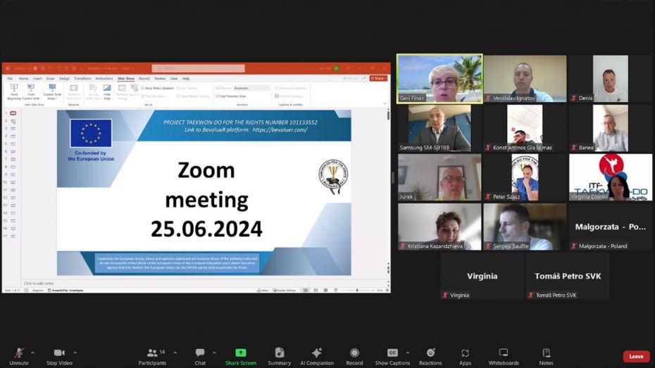 Zoom среща (ZOOM Meeting) - 25.06.2024